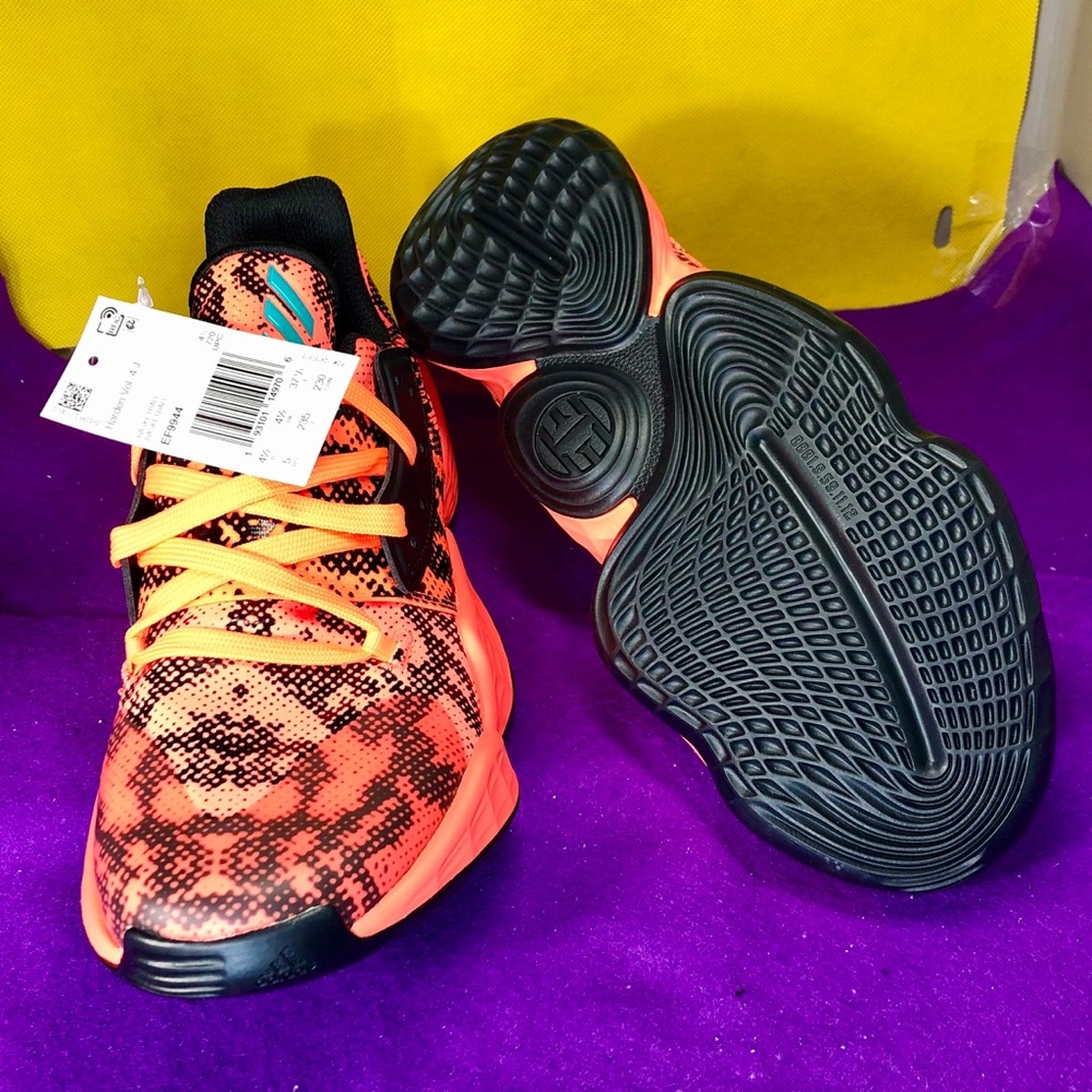 Adidas Harden 4 Gila Monster Men’s Size 5 EF9944 - Picture 8 of 12
